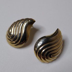 Decorative Tear Drop Shaped Earrings